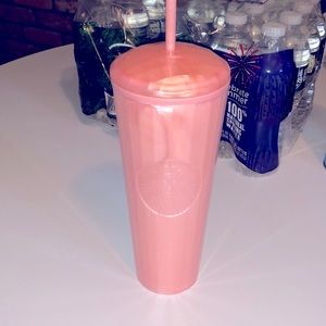 COPY - Pink dome Starbucks 24 oz venti cold cup.